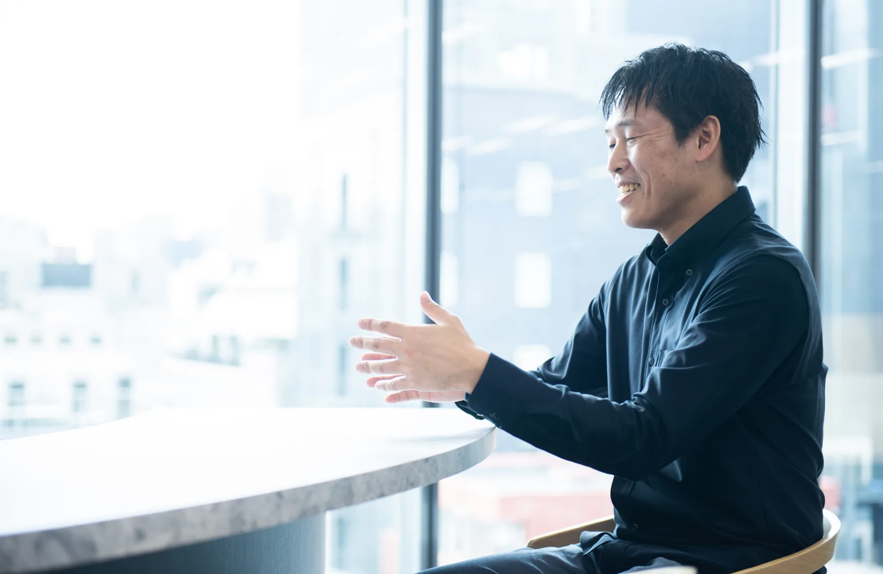 金融EUC1部 1課 K.M. のインタビュー風景2