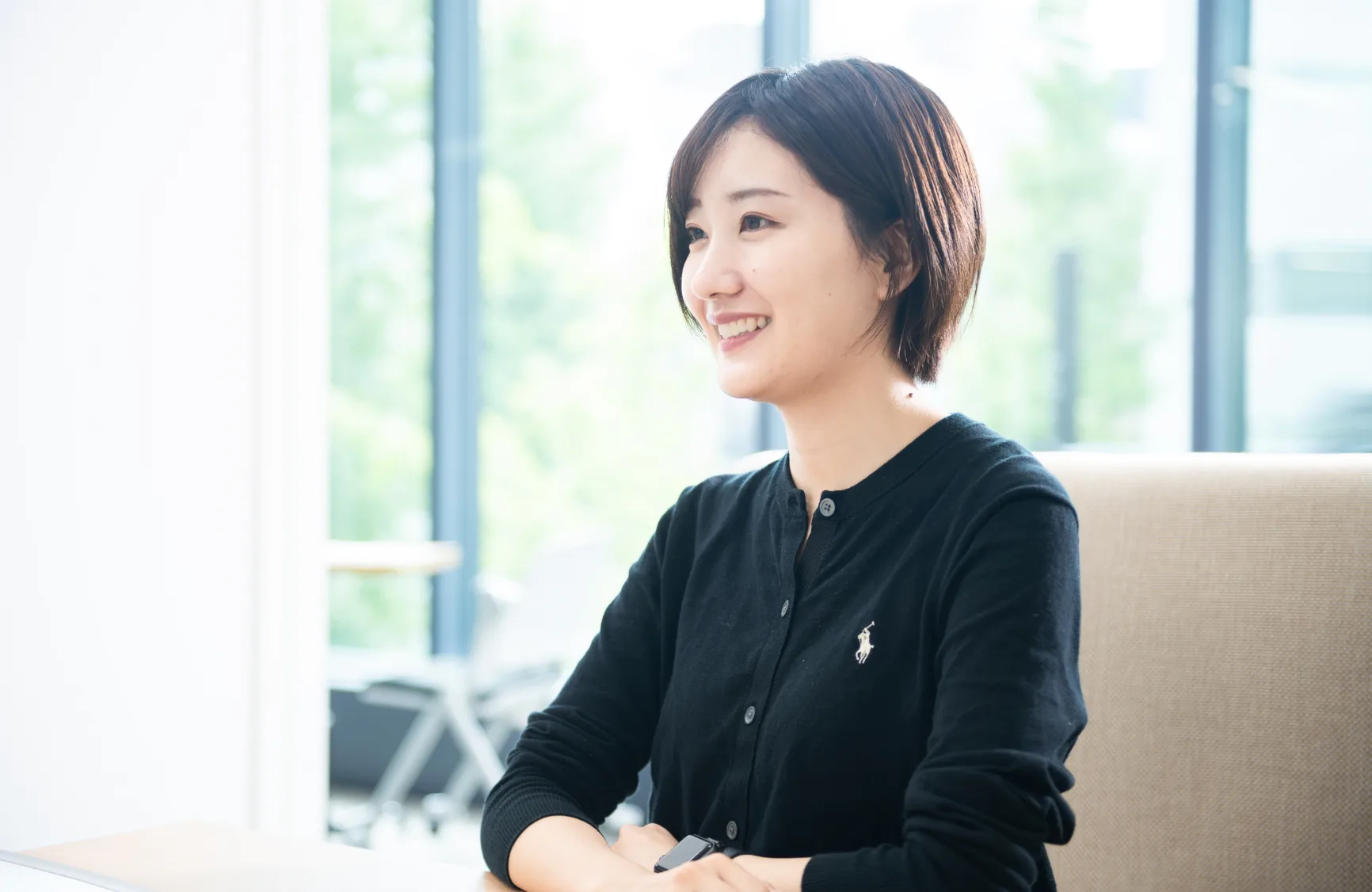 金融EUC1部 2課 K.M. のインタビュー風景1